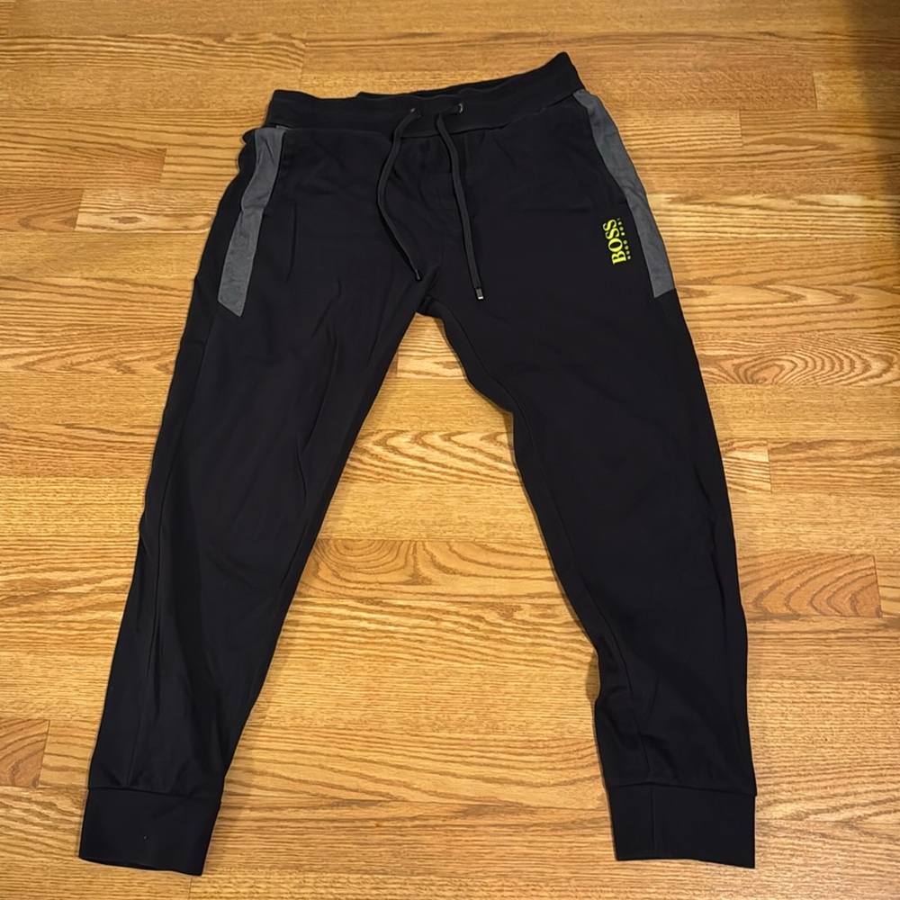 Hugo boss navy blue sweatpants